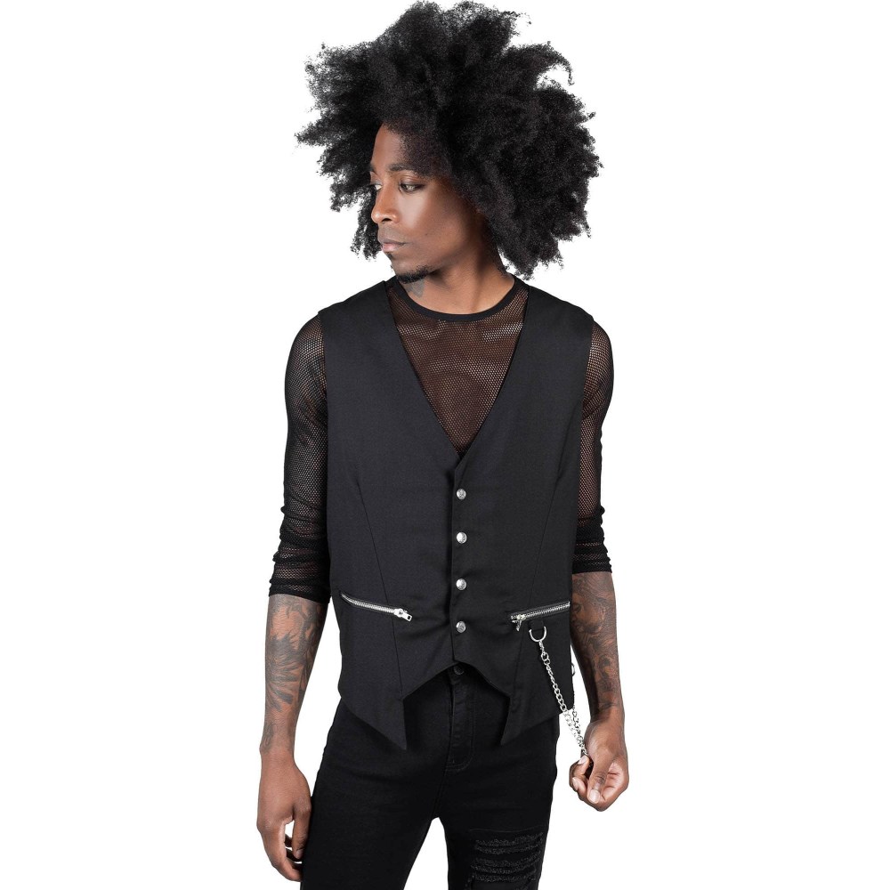 Killstar - Dead Man's Gilet - Noir